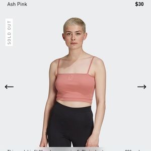 NWT Adidas Ash Pink Tank Top